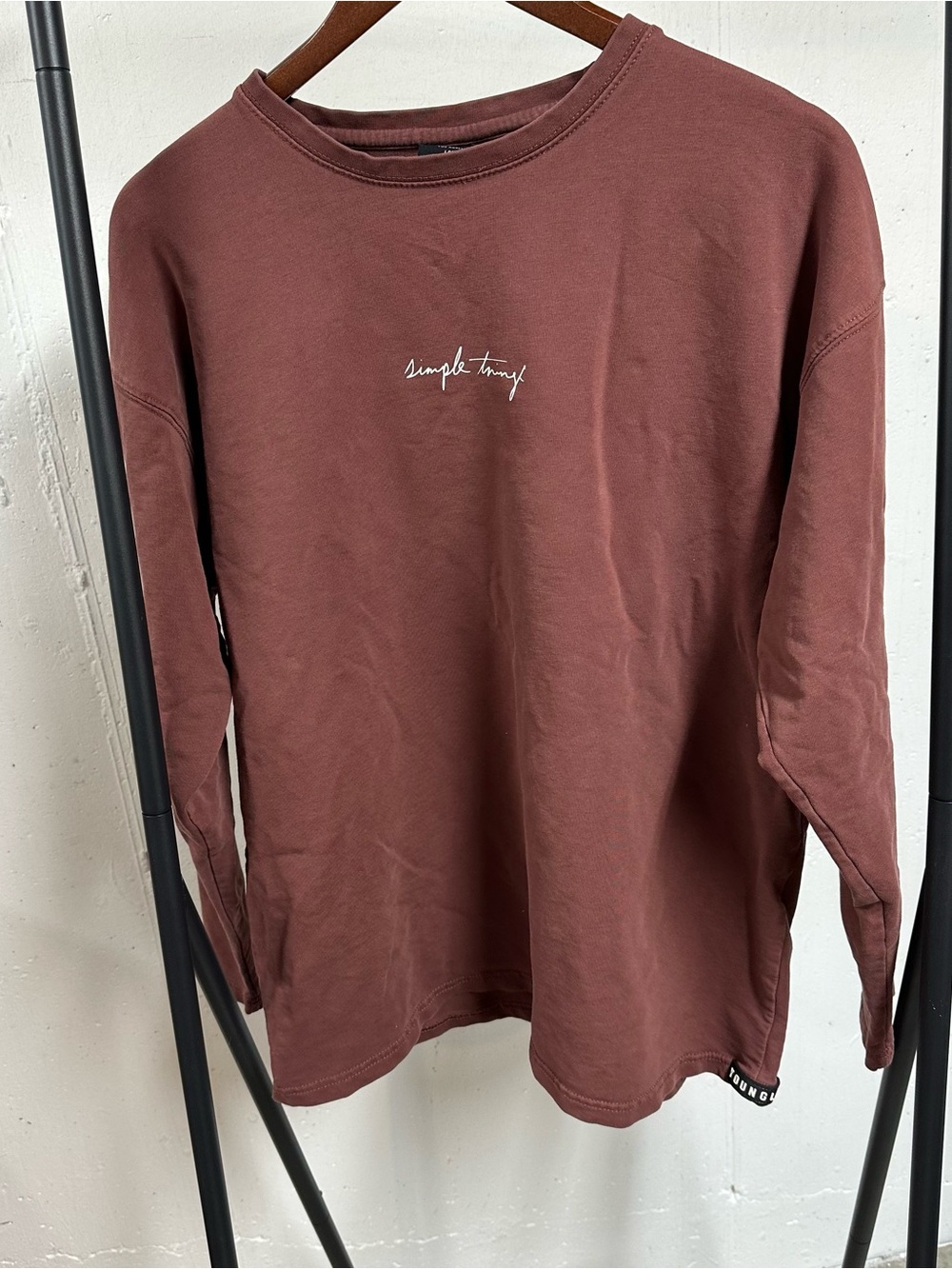 YoungLA Women's Crewneck Sweatshirt in Rust
